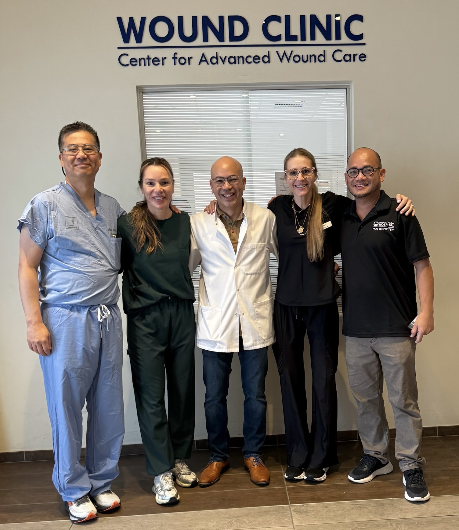 Wound Missions International team and clinical partners